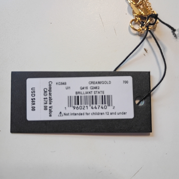 Kate Spade Cream And Gold Necklace - Picture 8 of 10